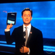 Illustration for article titled Stephen Colbert Delivers Grammy for Song of the Year From His New Apple iPad